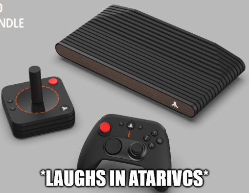 High Quality *Laughs in AtariVCS* Blank Meme Template