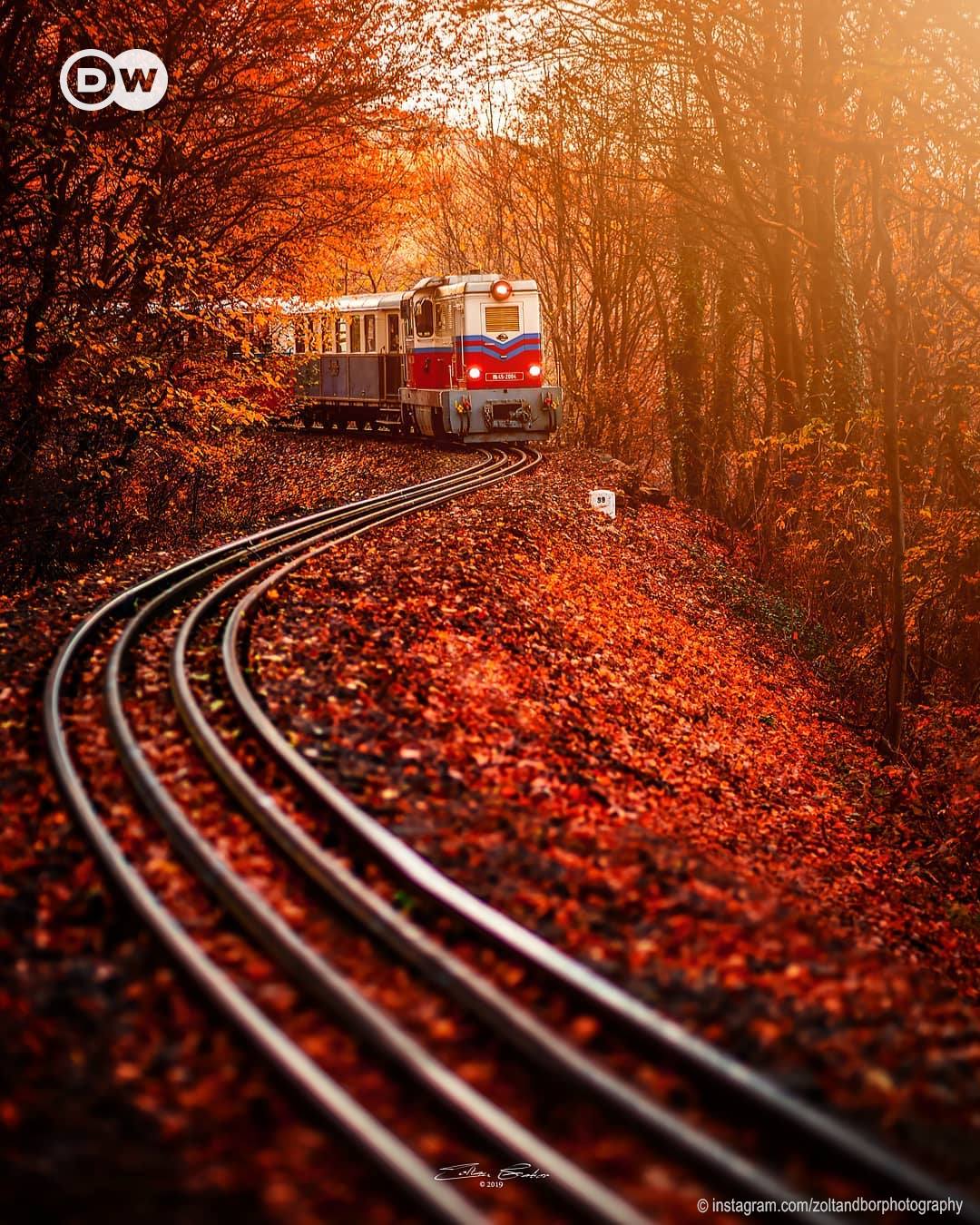 Train in Budapest Blank Meme Template