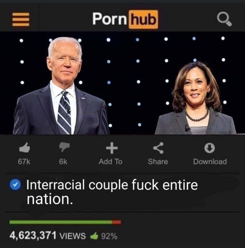 Interracial couple have intercourse with entire nation | image tagged in intercourse,sexual intercourse,joe and the hoe 2020,biden for prison,harris for gitmo,treason | made w/ Imgflip meme maker