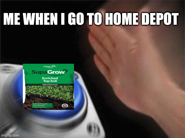 Blank Nut Button | ME WHEN I GO TO HOME DEPOT | image tagged in memes,blank nut button | made w/ Imgflip meme maker