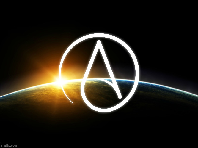 Atheist Logo | image tagged in atheist logo | made w/ Imgflip meme maker