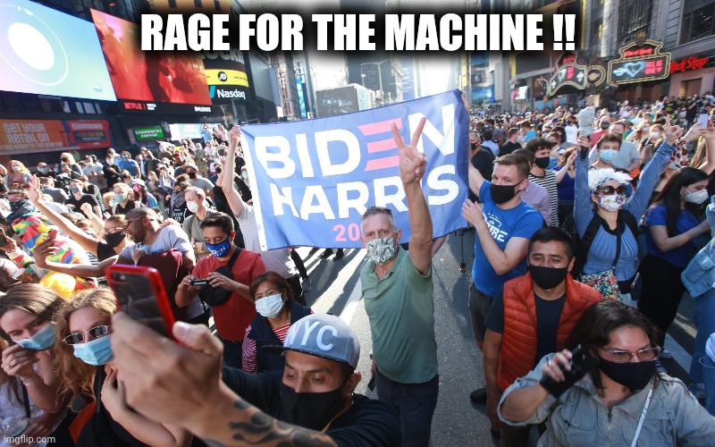 RAGE FOR THE MACHINE !! | image tagged in deep state,establishment,military industrial complex,media | made w/ Imgflip meme maker