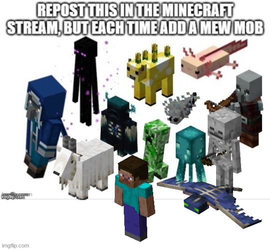 keep going... | image tagged in minecraft,repost | made w/ Imgflip meme maker