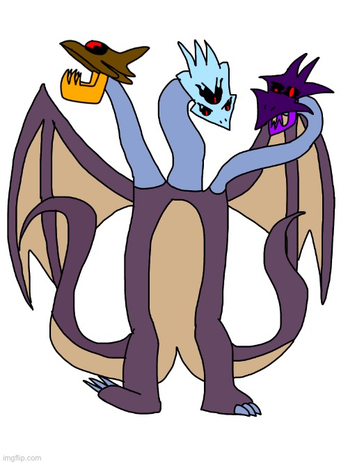 Geaster as king ghidorah | made w/ Imgflip meme maker