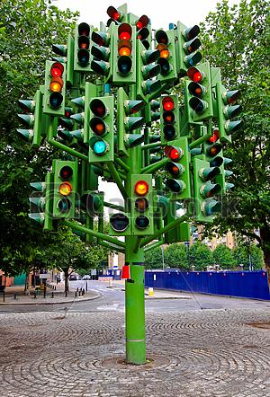 Traffic Lights Blank Meme Template