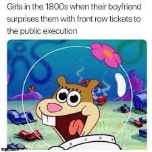 Omg | image tagged in sandy cheeks | made w/ Imgflip meme maker