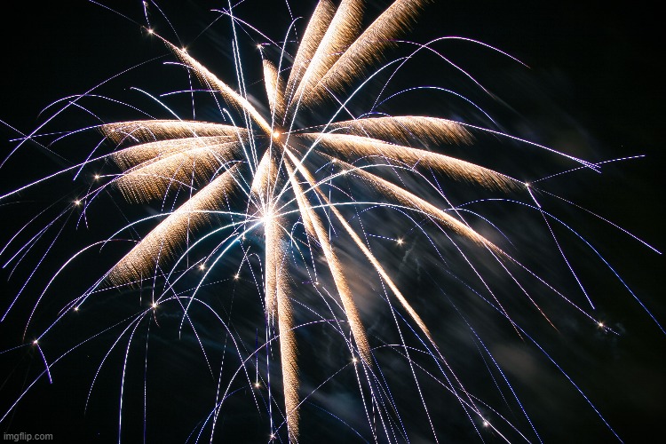 4th of July fireworks - This was taken during one of many shows I have set up and fired professionally. Helps to be so close. | image tagged in orignal photography,4th of july,fireworks,long exposure,pyro | made w/ Imgflip meme maker