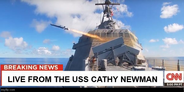 LIVE FROM THE USS CATHY NEWMAN | made w/ Imgflip meme maker