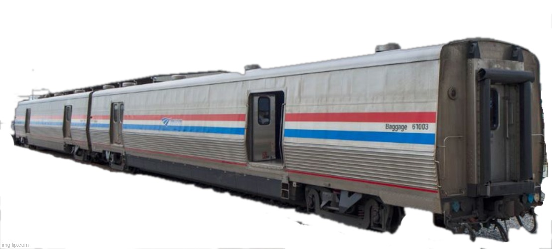Viewliner II Baggage Car | image tagged in viewliner ii baggage car | made w/ Imgflip meme maker