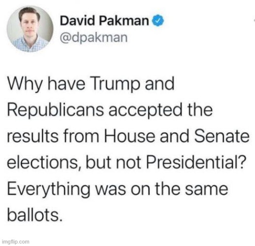 libtrad no we dont know that they could have had secret ballots with just biden marked u dumb dumb maga | image tagged in maga,voter fraud,election 2020,2020 elections,conservative logic,repost | made w/ Imgflip meme maker