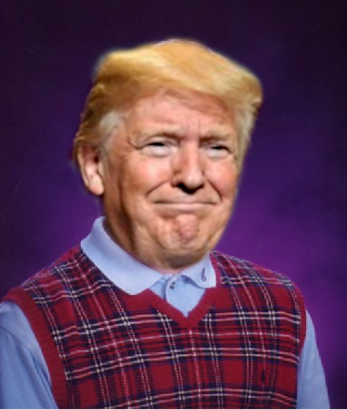 Bad Luck Trump Blank Meme Template