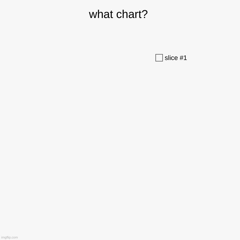 what chart? | | image tagged in charts,pie charts | made w/ Imgflip chart maker