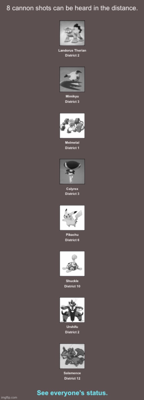 Fainted mons 4 | made w/ Imgflip meme maker