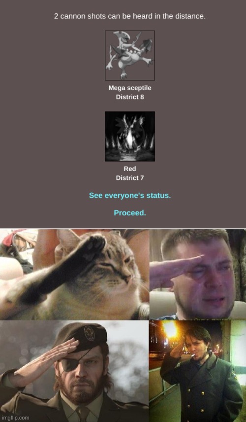 DAMMIT RED | image tagged in ozon's salute | made w/ Imgflip meme maker