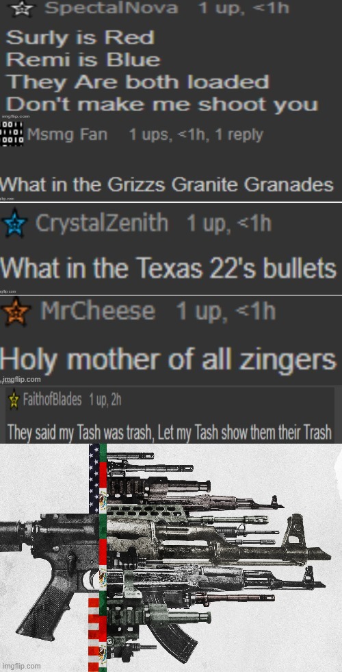 I made it ultra holy | image tagged in texas guns | made w/ Imgflip meme maker