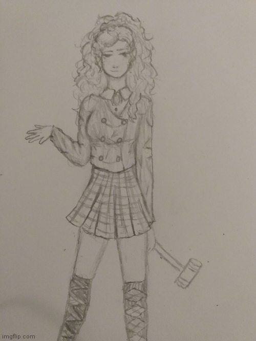 I tried to draw Heather Chandler | image tagged in lol,idk | made w/ Imgflip meme maker