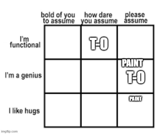 T-O; T-O | made w/ Imgflip meme maker