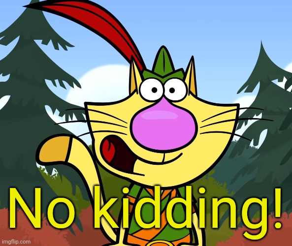 No Way!! (Nature Cat) | No kidding! | image tagged in no way nature cat | made w/ Imgflip meme maker