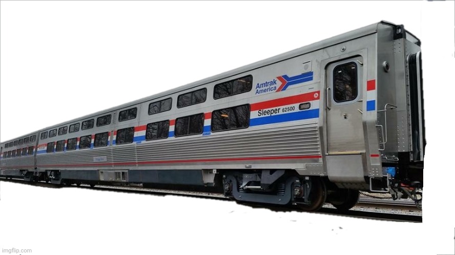 Viewliner II Sleeper Car (Transparent) | image tagged in viewliner ii sleeper car transparent | made w/ Imgflip meme maker