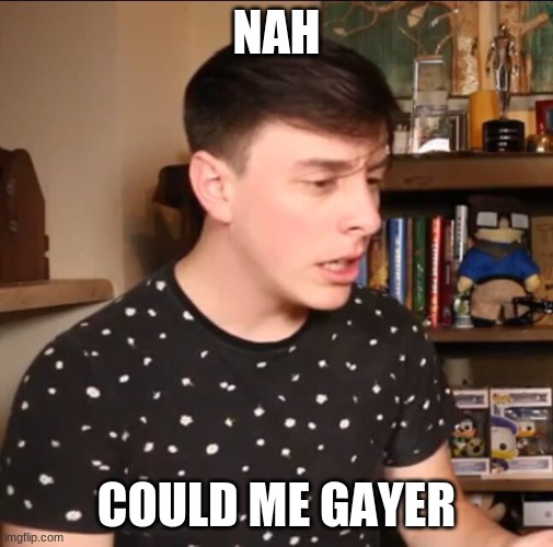 Thomas Sanders meme | NAH COULD ME GAYER | image tagged in thomas sanders meme | made w/ Imgflip meme maker