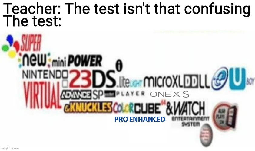 The test is as easy as finding Obama's last name. | Teacher: The test isn't that confusing; The test: | image tagged in memes | made w/ Imgflip meme maker