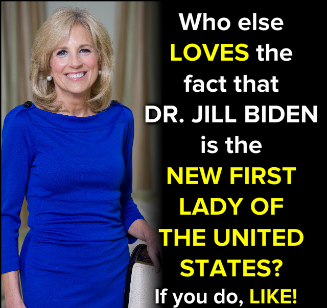 High Quality Jill Biden first lady Blank Meme Template