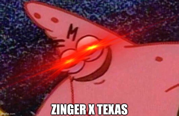 ZINGER X TEXAS | made w/ Imgflip meme maker