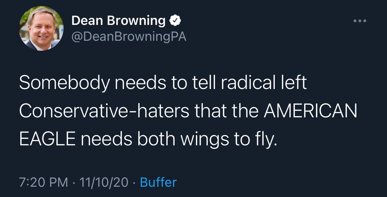 American eagle needs both wings to fly Blank Meme Template