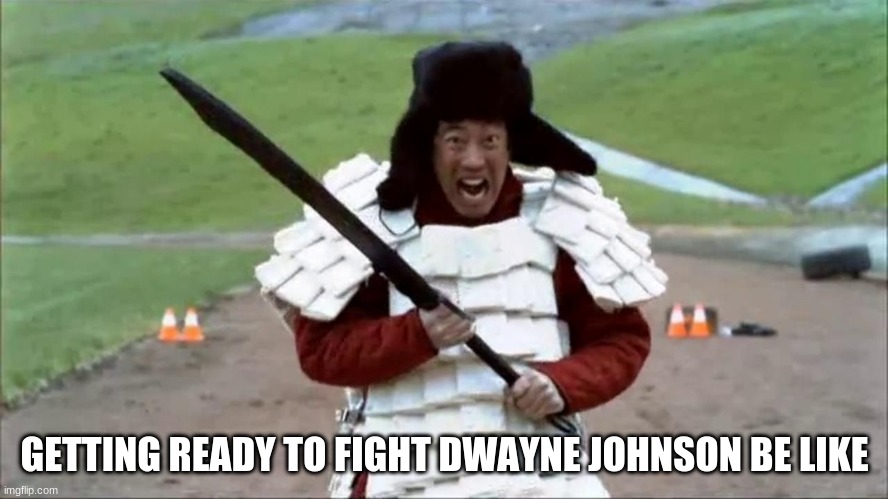 Rock Paper Scissors | GETTING READY TO FIGHT DWAYNE JOHNSON BE LIKE | image tagged in funny | made w/ Imgflip meme maker