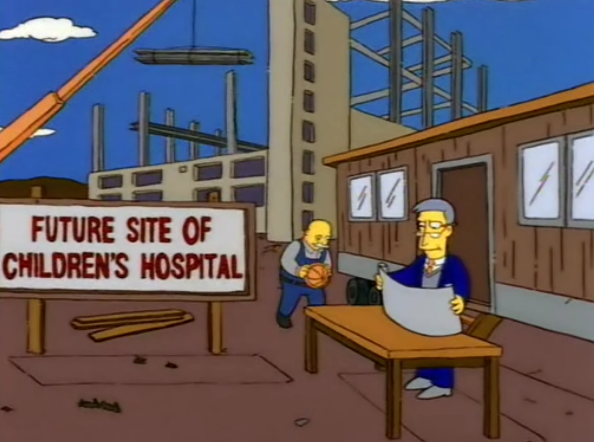High Quality Children's Hospital Simpsons Blank Meme Template