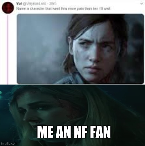 ME AN NF FAN | made w/ Imgflip meme maker