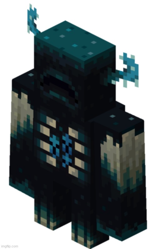 Minecraft Warden | image tagged in minecraft warden | made w/ Imgflip meme maker