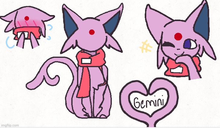 Gemini: Why am I so... cute? | made w/ Imgflip meme maker
