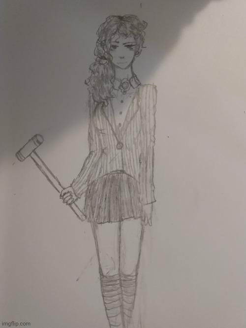 Heather Duke (from heathers the musical) | image tagged in drawings,heathers | made w/ Imgflip meme maker