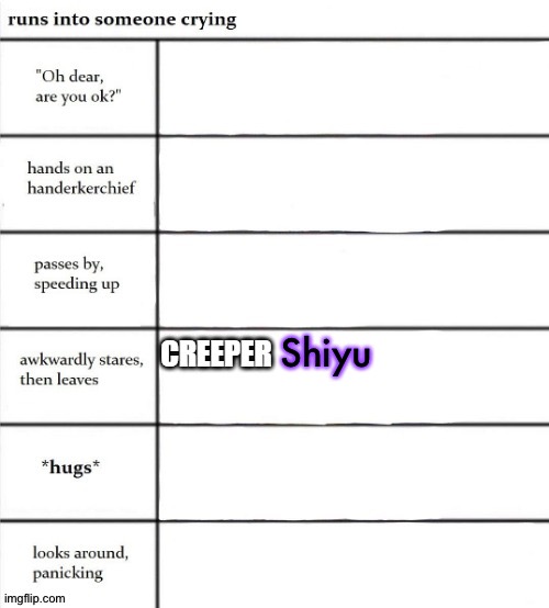 I'd also feel bad. | Shiyu | made w/ Imgflip meme maker
