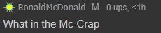 High Quality What in the Mc-Crap Blank Meme Template