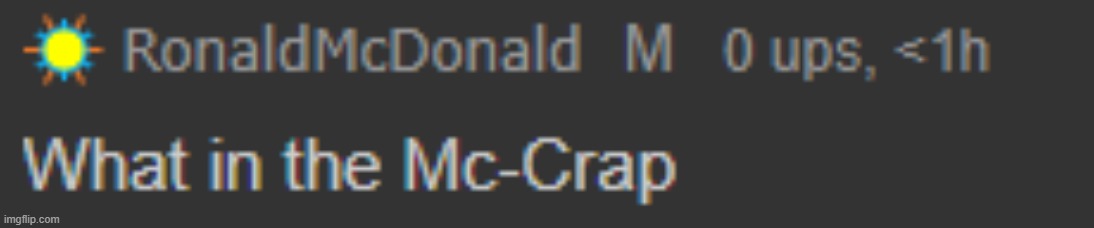 i made this a temp | image tagged in what in the mc-crap | made w/ Imgflip meme maker