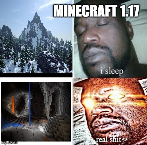 minecraft 1.17 | MINECRAFT 1.17 | image tagged in minecraft | made w/ Imgflip meme maker