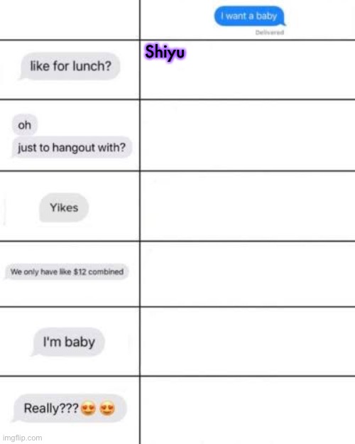 I'm sure nobody will repost this. | Shiyu | made w/ Imgflip meme maker