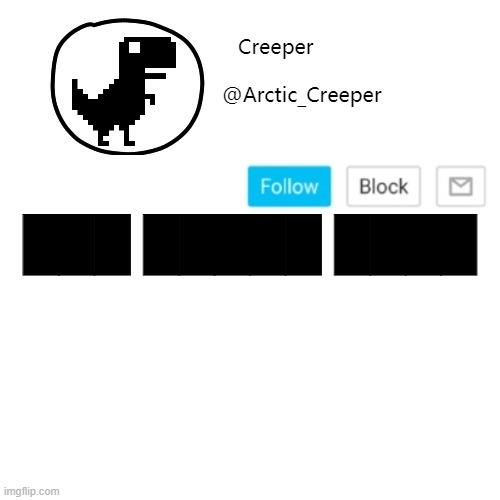 Stop speak the square -Shiyu ██-Creeper yes -Shiyu | ███ █████ ████ | image tagged in creeper's announcement thing | made w/ Imgflip meme maker