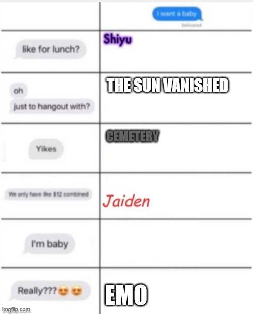 THE SUN VANISHED | made w/ Imgflip meme maker
