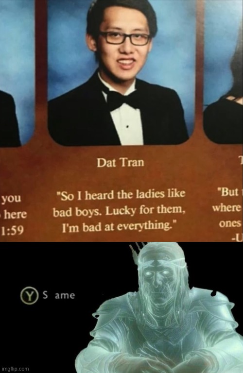 This yearbook quote is brilliant | image tagged in funny,memes,funny memes,yearbook,school,self roast | made w/ Imgflip meme maker