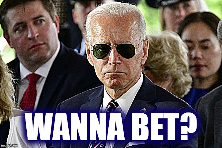 Biden doesn't have supporters? | WANNA BET? | image tagged in badass joe biden | made w/ Imgflip meme maker