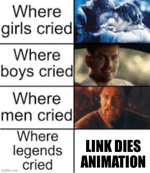 ;-; | LINK DIES ANIMATION | made w/ Imgflip meme maker