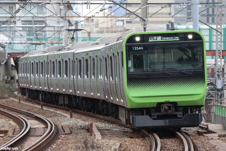 a lime subway train | made w/ Imgflip meme maker
