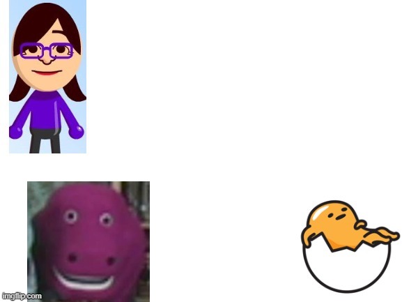 i added barney. REPOST THIS AND ADD SOMETHING. | image tagged in add a image | made w/ Imgflip meme maker