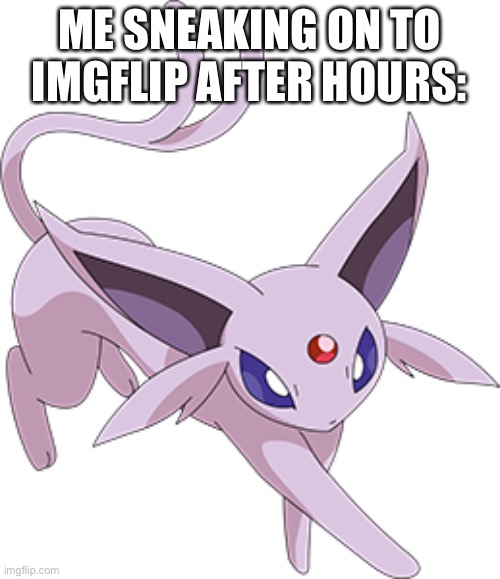 ME SNEAKING ON TO IMGFLIP AFTER HOURS: | made w/ Imgflip meme maker