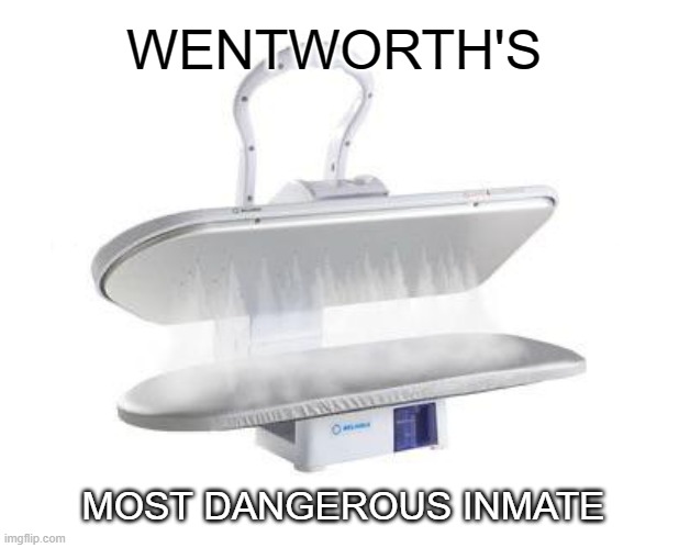 Wentworths most dangerous inmate | WENTWORTH'S; MOST DANGEROUS INMATE | image tagged in australia,television,prison,netflix,steam,stop reading the tags | made w/ Imgflip meme maker