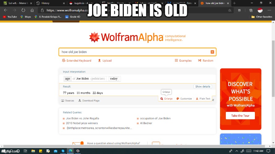 joe biden | JOE BIDEN IS OLD | image tagged in joe,politics | made w/ Imgflip meme maker