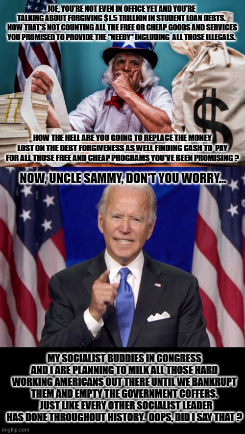 Biden Student Loans Meme ~ news word